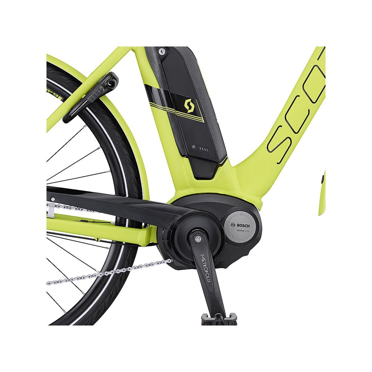 Scott E-Sub Tour Unisex, lime/black - Bild 3