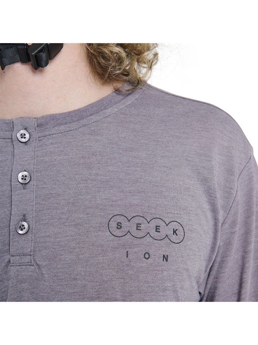 ION MTB Jersey Seek Amp Short Sleeve Men, shark-grey - Bild 3