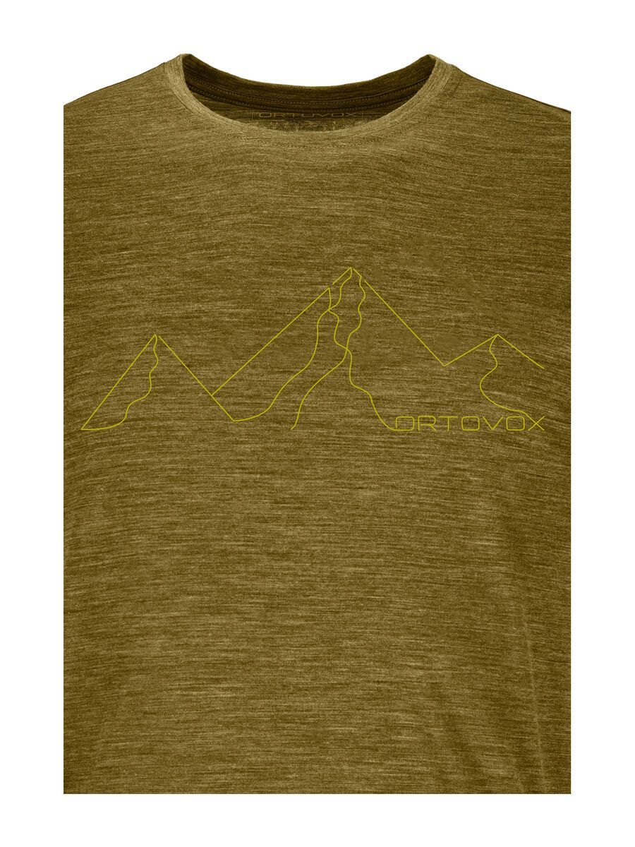 Ortovox 150 Merino Cool Mountain Face M, green moss blend - Bild 2