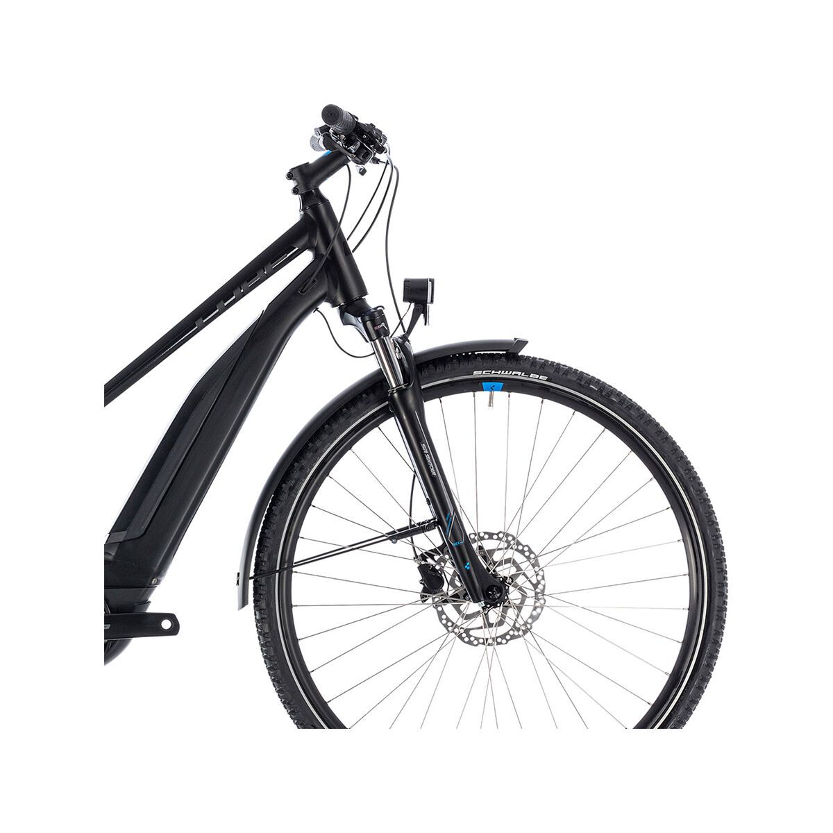Cube Cross Hybrid ONE Allroad 400 Trapeze, black´n´blue - Bild 7