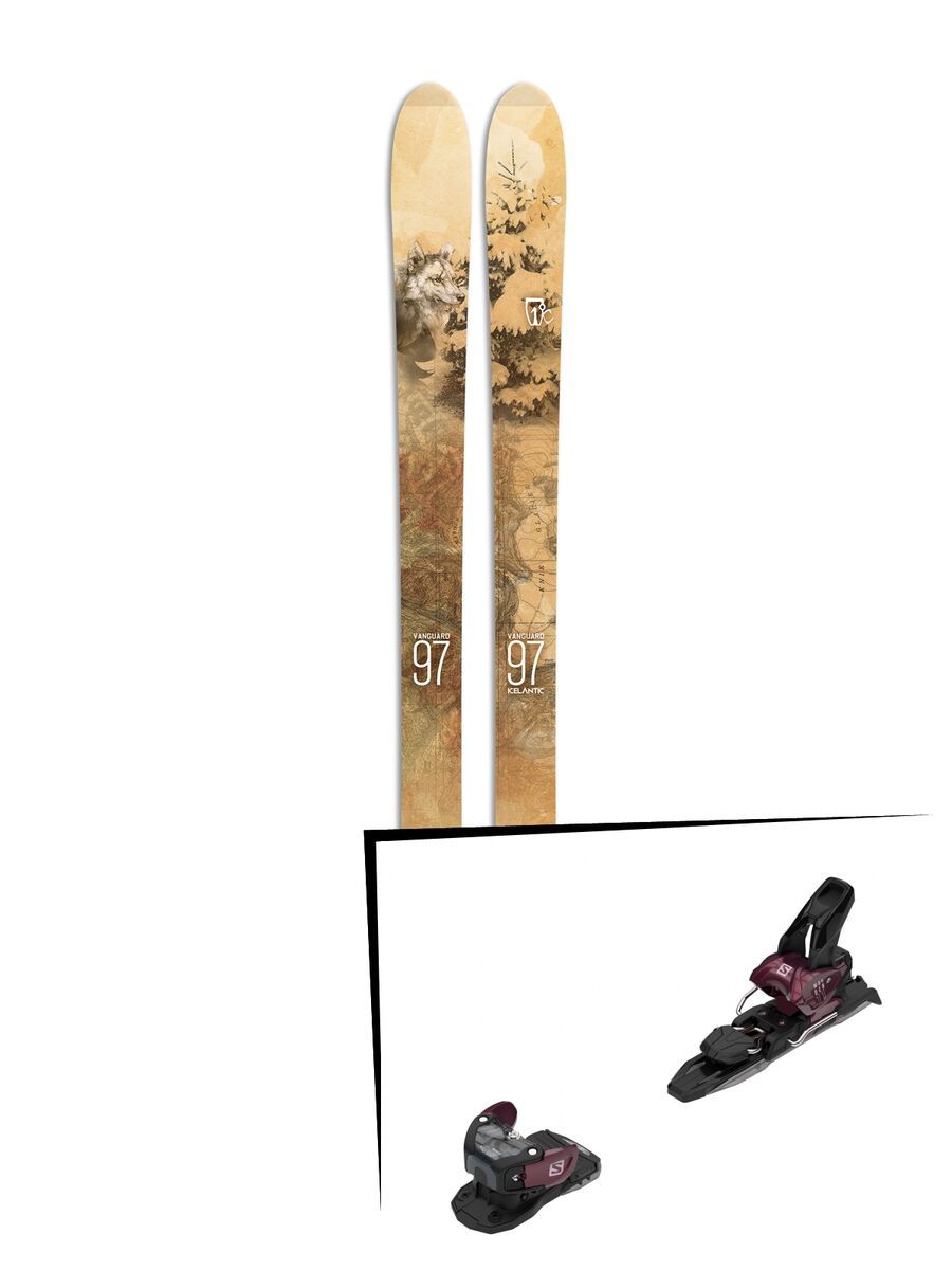 Set: Icelantic Vanguard 97 2017 + Salomon Warden MNC 11 (2212336) - Bild 1