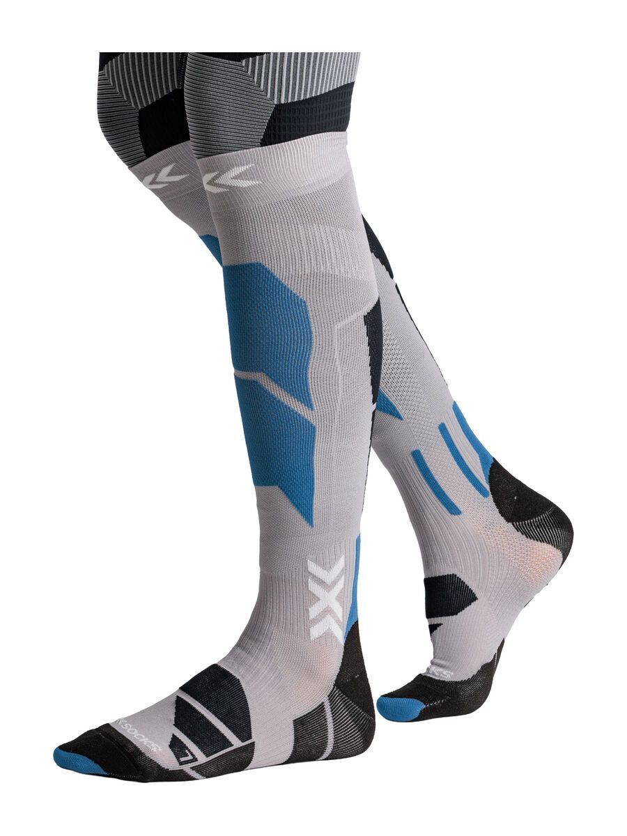 X-Bionic X-Socks Ski Perform OTC, silver grey - Bild 3