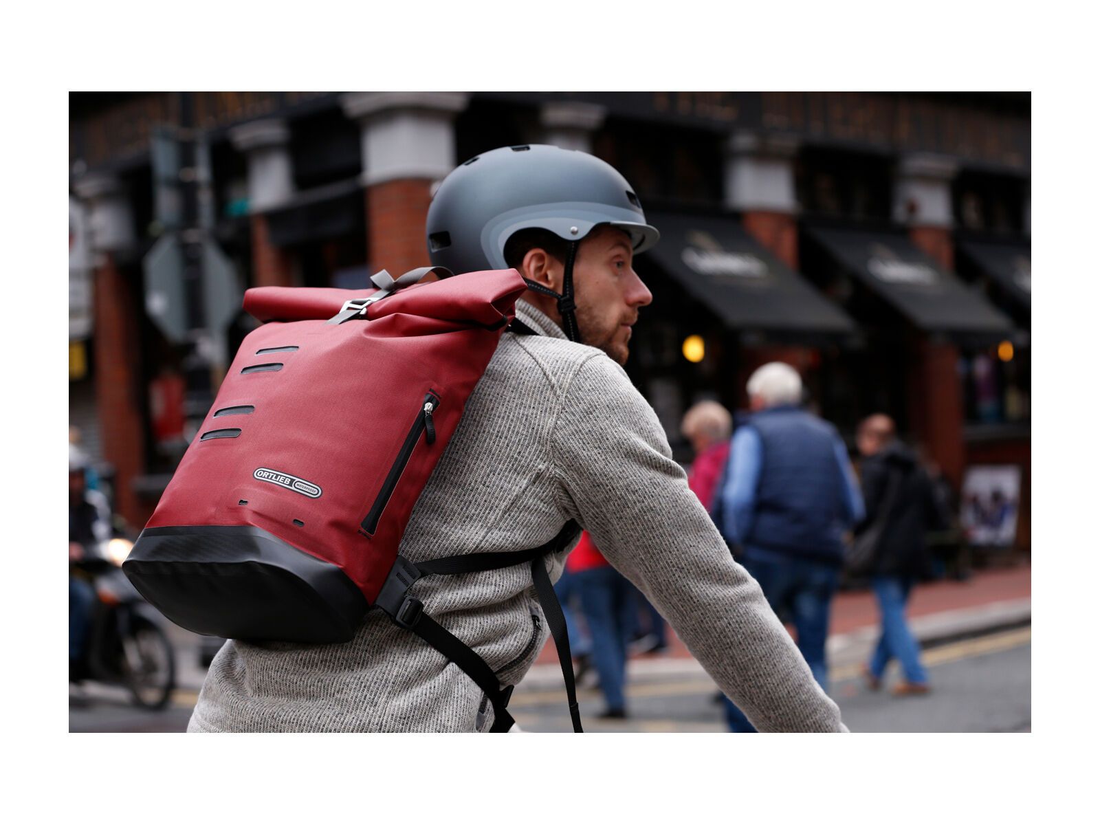 ORTLIEB Commuter-Daypack City 27 L, dark chili - Bild 7
