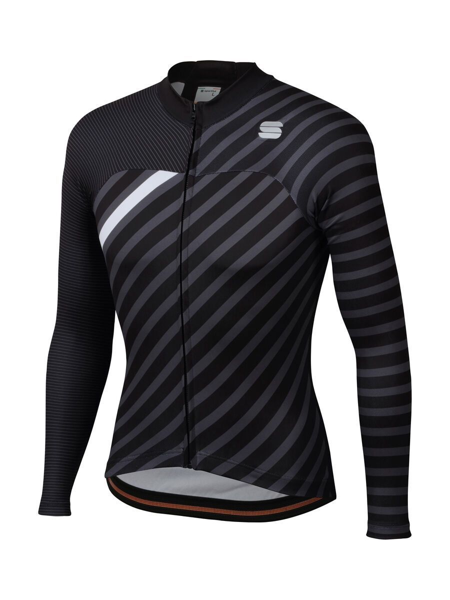 Sportful Bodyfit Team Winter Jersey, black/anthracite/white - Bild 1