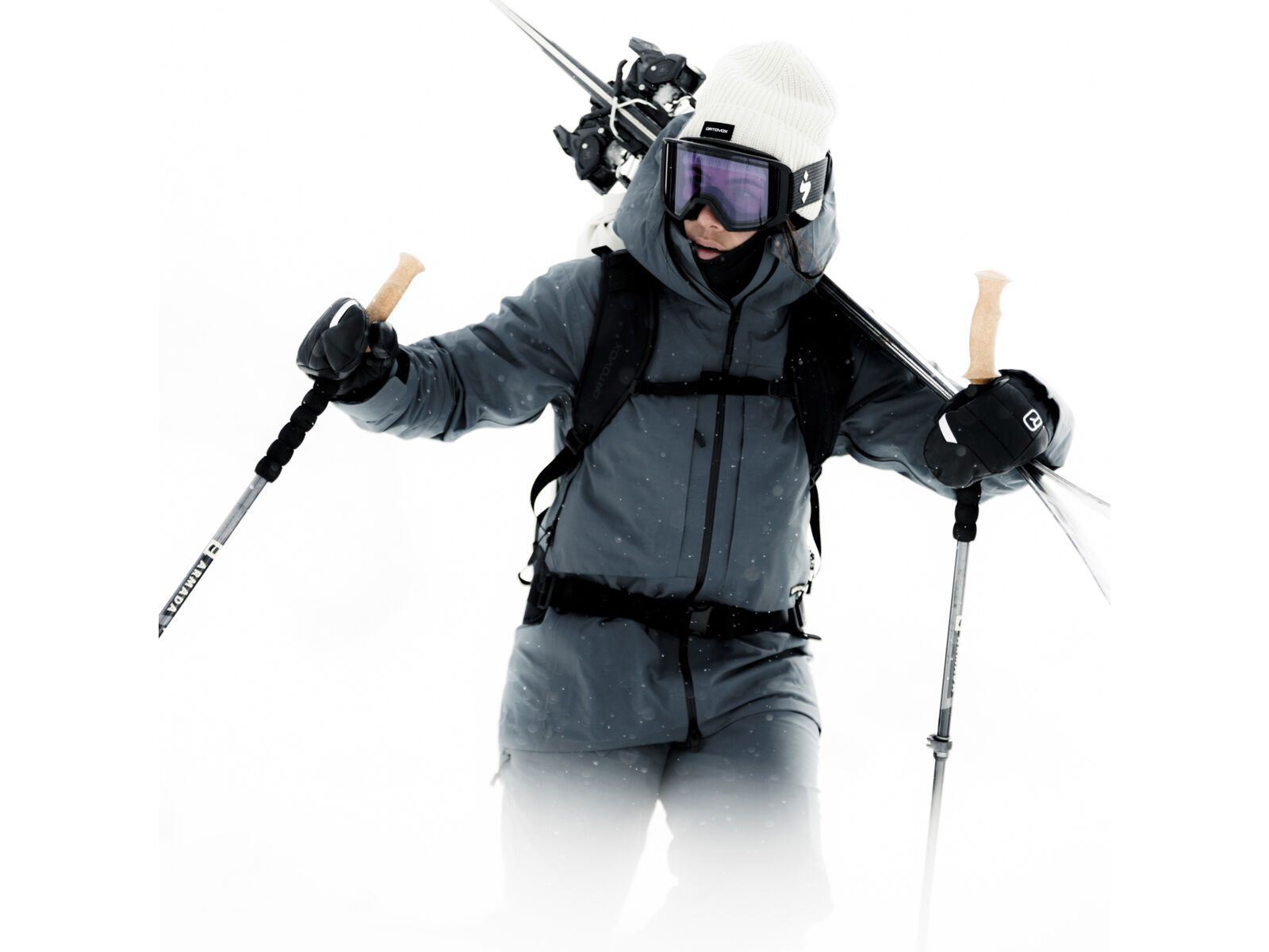 Ortovox Ravine Plus 3L Jacket W, dark arctic grey - Bild 9