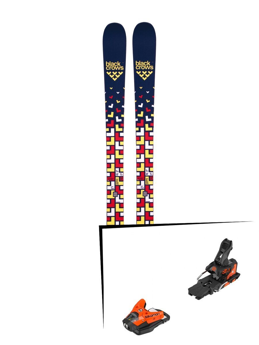 Set: Black Crows Junius 2018 + Salomon STH2 WTR 13 orange/black - Bild 1