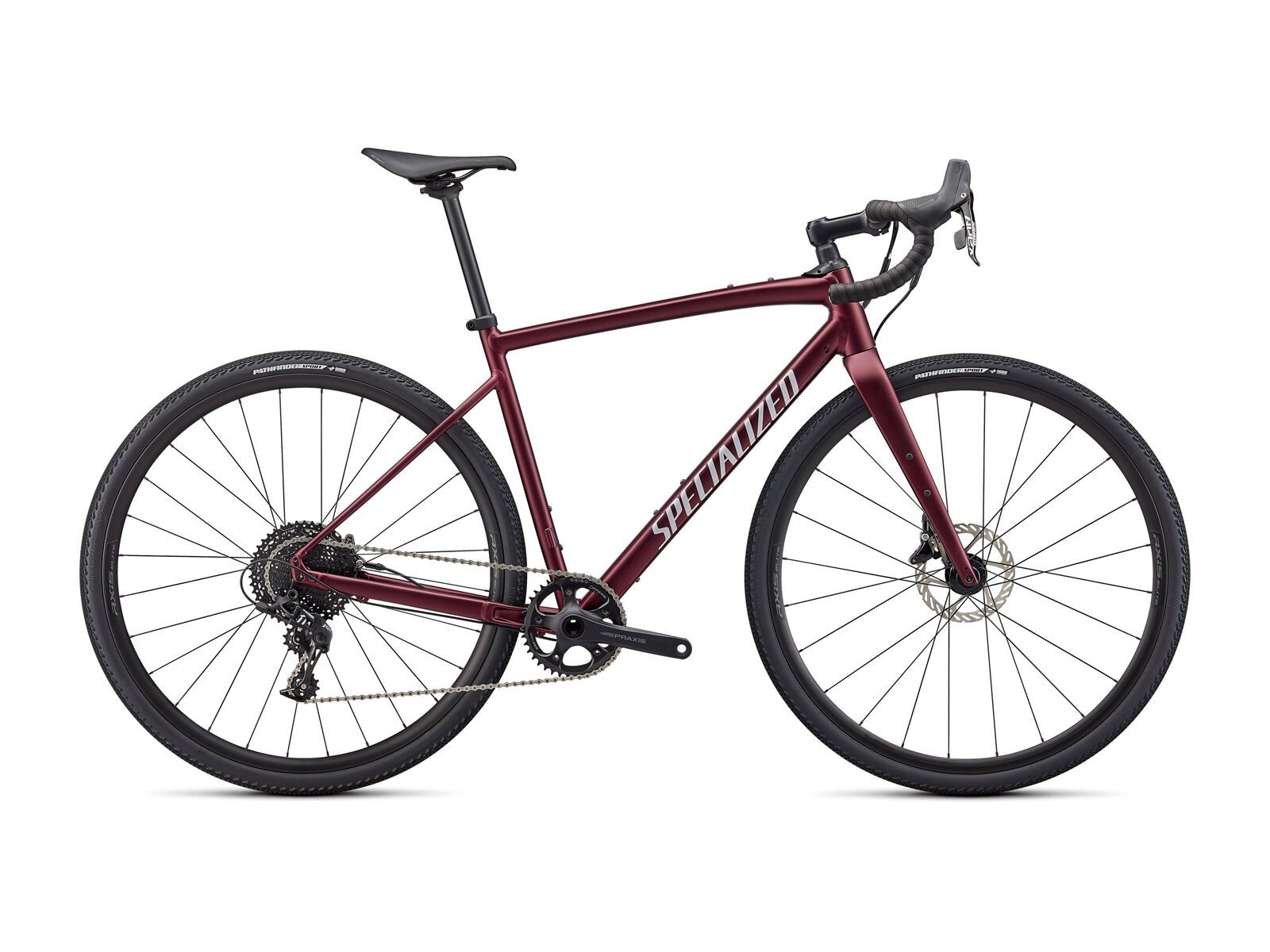 Specialized Diverge Comp E5, satin maroon/light silver/chrome - Bild 1