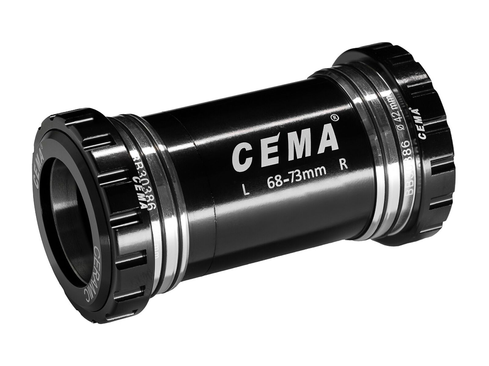 CEMA BB30 Interlock SRAM DUB - Edelstahl, black - Bild 1