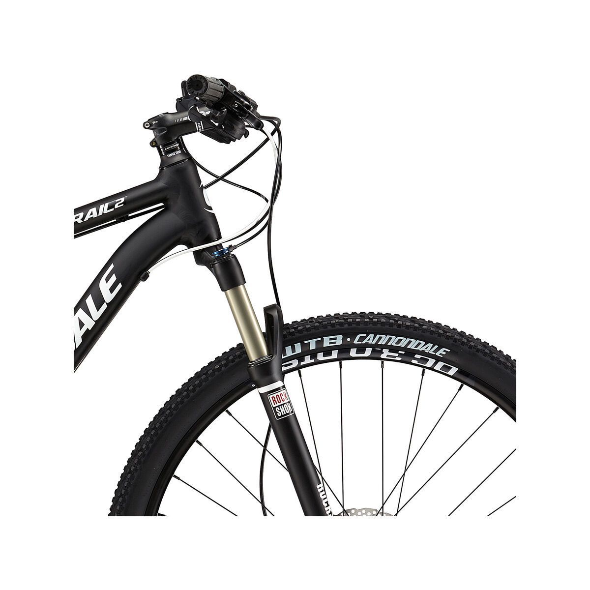 Cannondale Trail 29 2, jet black with magnesium white, gloss black, matte - Bild 5