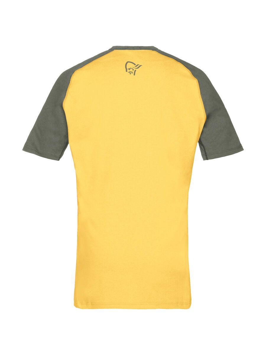 Norrona fjørå equaliser lightweight T-Shirt M's, olive night/lemon chrome - Bild 2