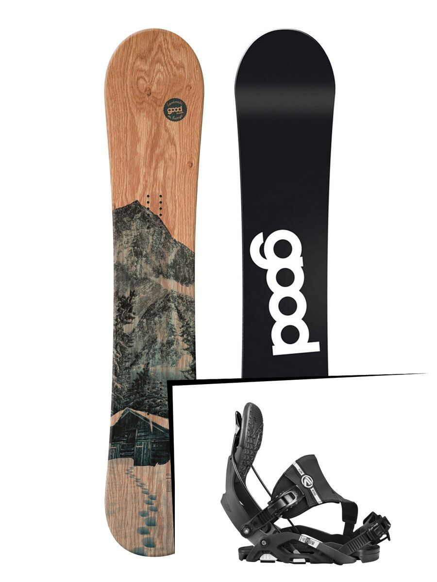 Set: goodboards Wooden 2017 + Flow Nexus Hybrid (1718375S) - Bild 1