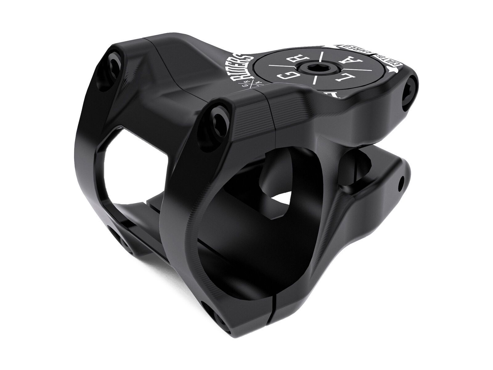 Loose Riders Renegade Stem X-Logo White, black - Bild 1