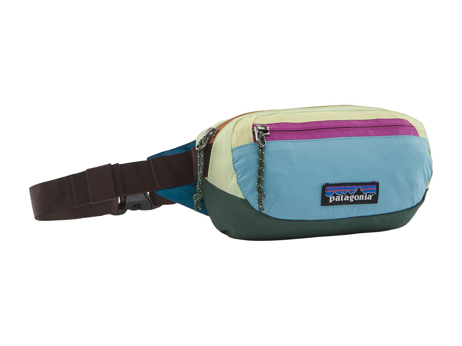 Patagonia Terravia Mini Hip Pack Patchwork, snowmelt blue - Bild 1