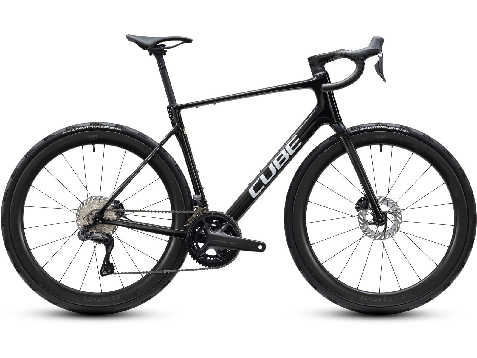 Cube Attain C:62 SLT, carbon´n´white - Bild 1