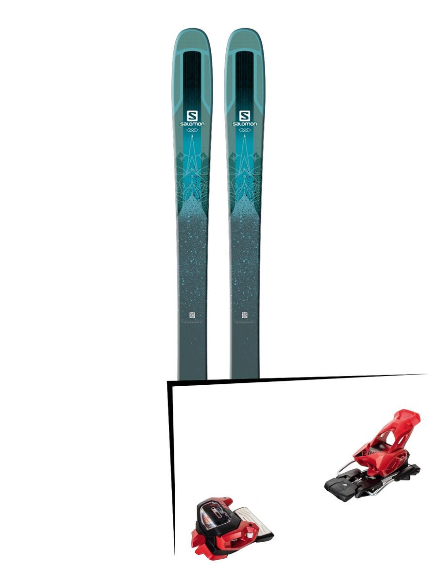 Set: Salomon QST Lumen 99 2018 + Tyrolia Attack² 13 GW red - Bild 1