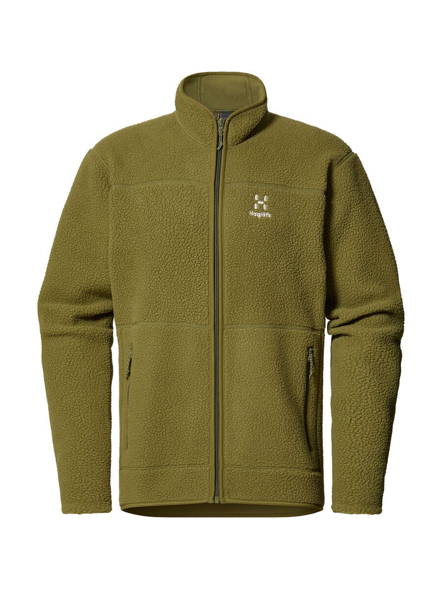Haglöfs Mossa Pile Jacket Men olive green S 606539-4VY-S