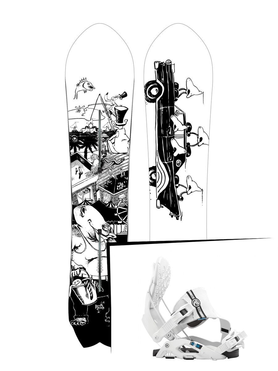 Set: Burton Fish 2017 + Flow Nexus Hybrid (1513172S) - Bild 1