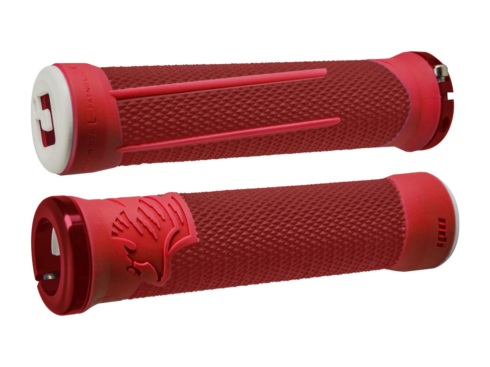 ODI AG-2 Lock-On 2.1 Grips Aaron Gwin Signature, fire red/red - Bild 1