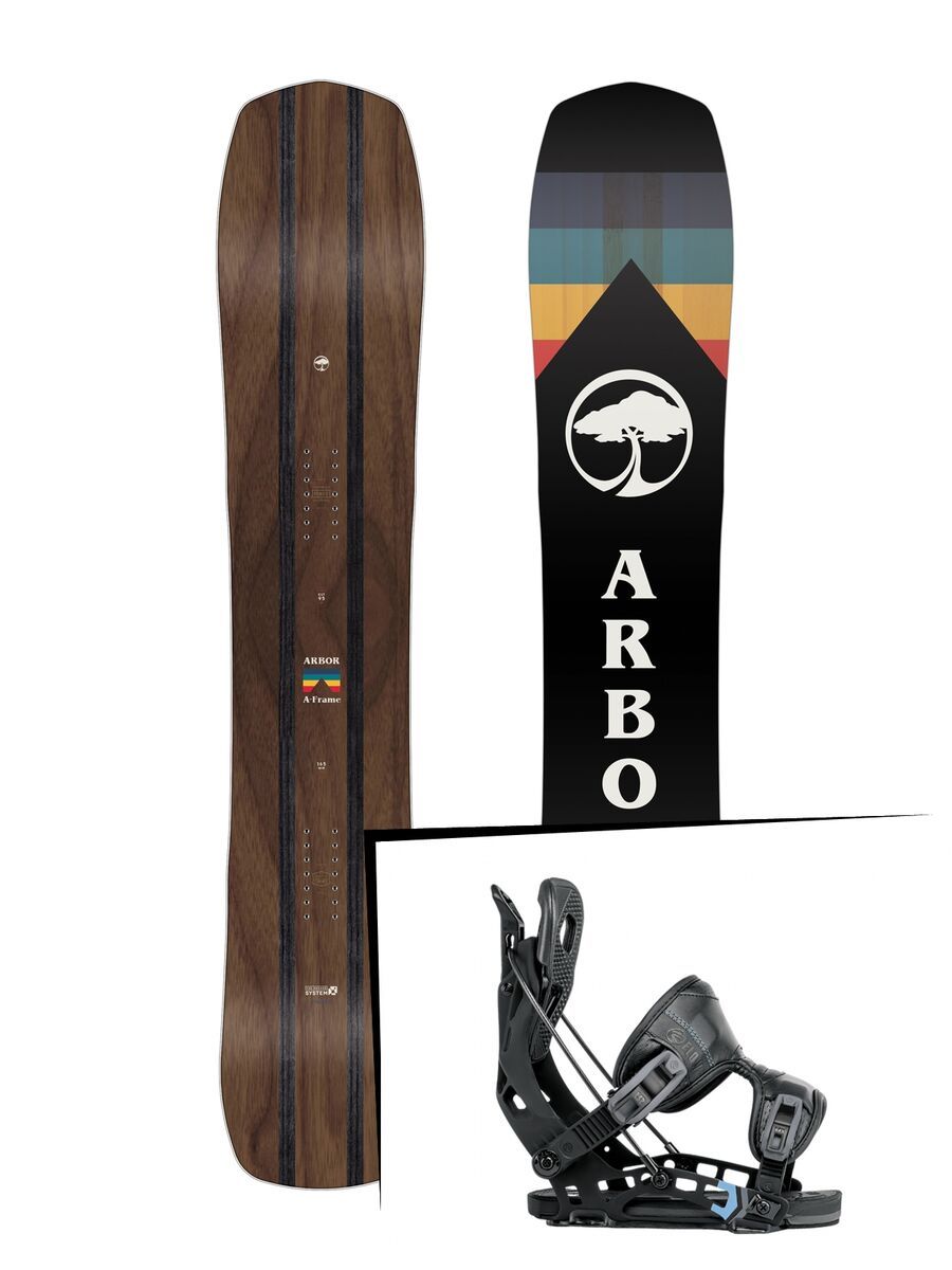 Set: Arbor A-Frame 2019 + Flow NX2 black - Bild 1