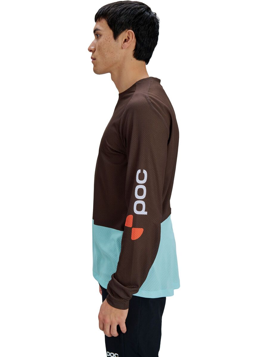 POC M's Motion Air Long Sleeve MTB Jersey, bronzite brown/lazurite blue - Bild 5