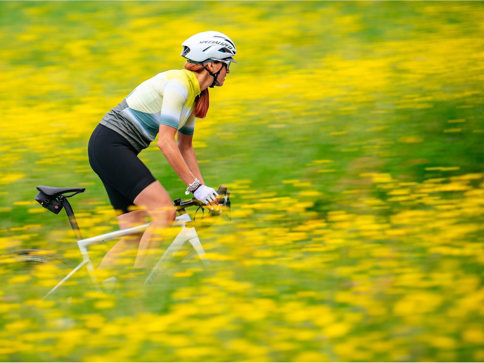 Castelli Dolce Jersey, sulphur/military green - Bild 8