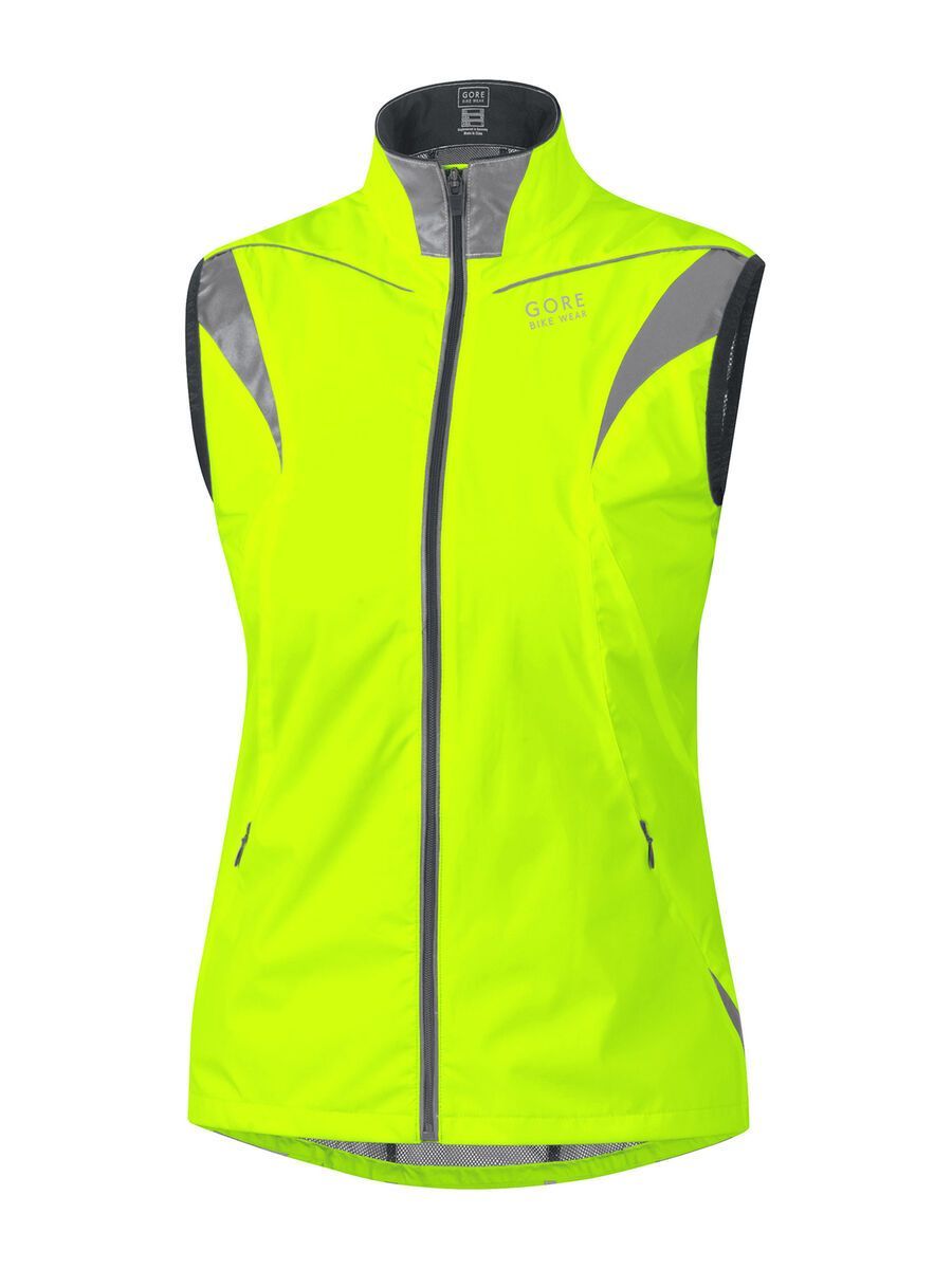 Gore Bike Wear Visibility Windstopper Active Shell Lady Weste, neon yellow - Bild 1