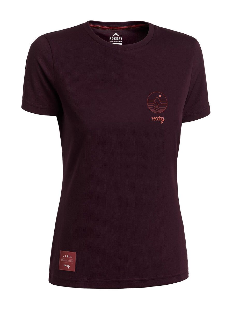 Rocday Woody Short Sleeve Jersey, burgundy - Bild 1