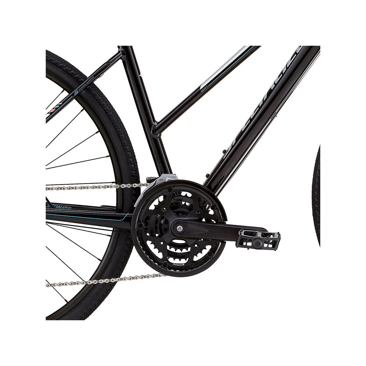 Specialized Ariel Sport Disc Step Through, metallic black/silver/pearl coral/turquoise - Bild 3