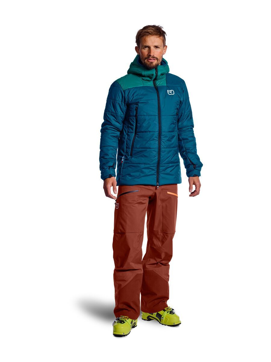 Ortovox Swisswool Zinal Jacket M, petrol blue - Bild 3