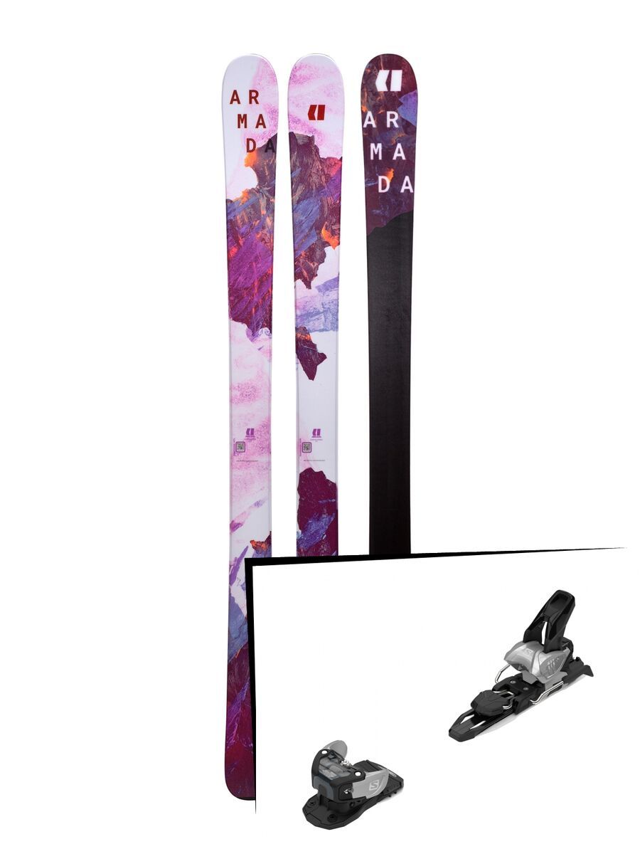 Set: Armada Victa 93 2019 + Salomon Warden MNC 11 silver/black - Bild 1