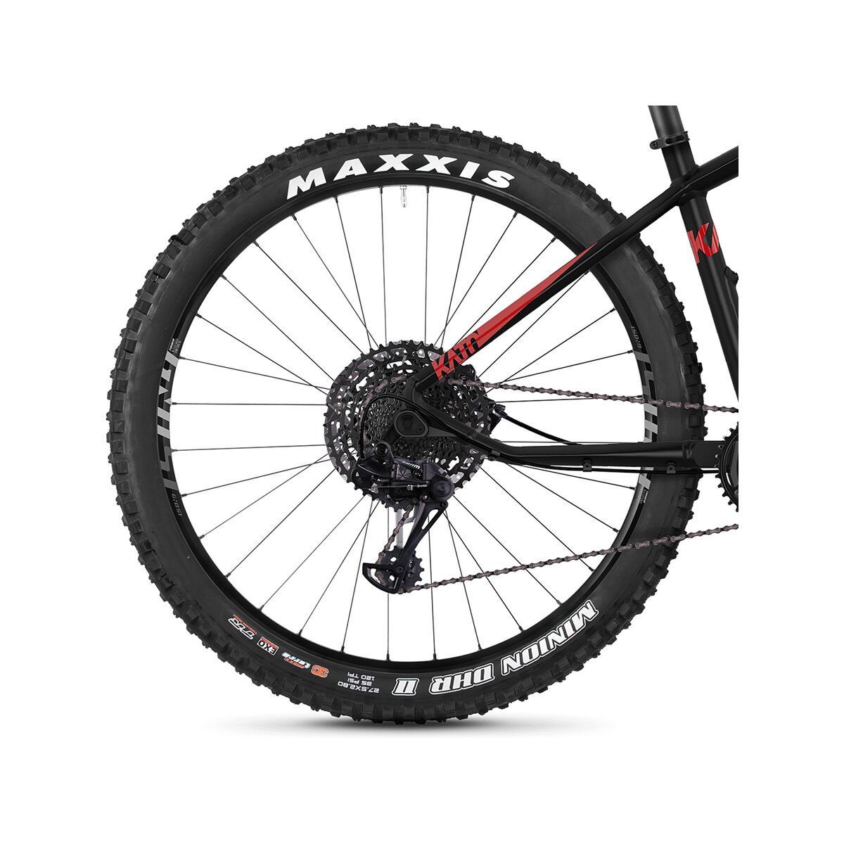 Ghost Hybride Kato X S8.7+ AL, night black/riot red/iridium silver - Bild 5