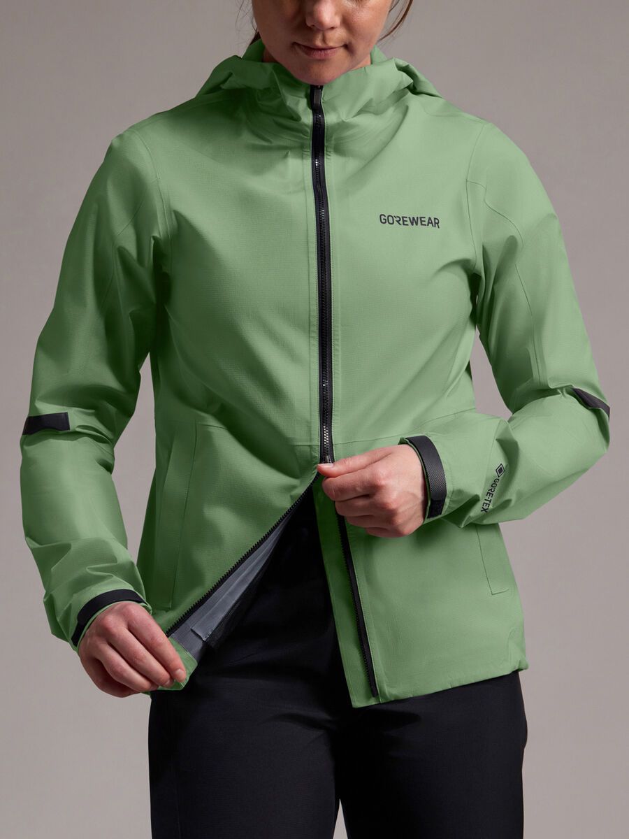 GOREWEAR Lupra 2.0 Gore-Tex Kapuzenjacke Damen, engine green - Bild 7