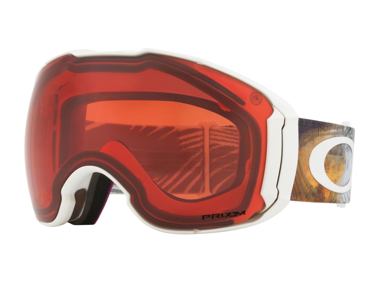 Oakley Airbrake XL Prizm inkl. Wechselscheibe, matte white/Lens: prizm rose - Bild 1
