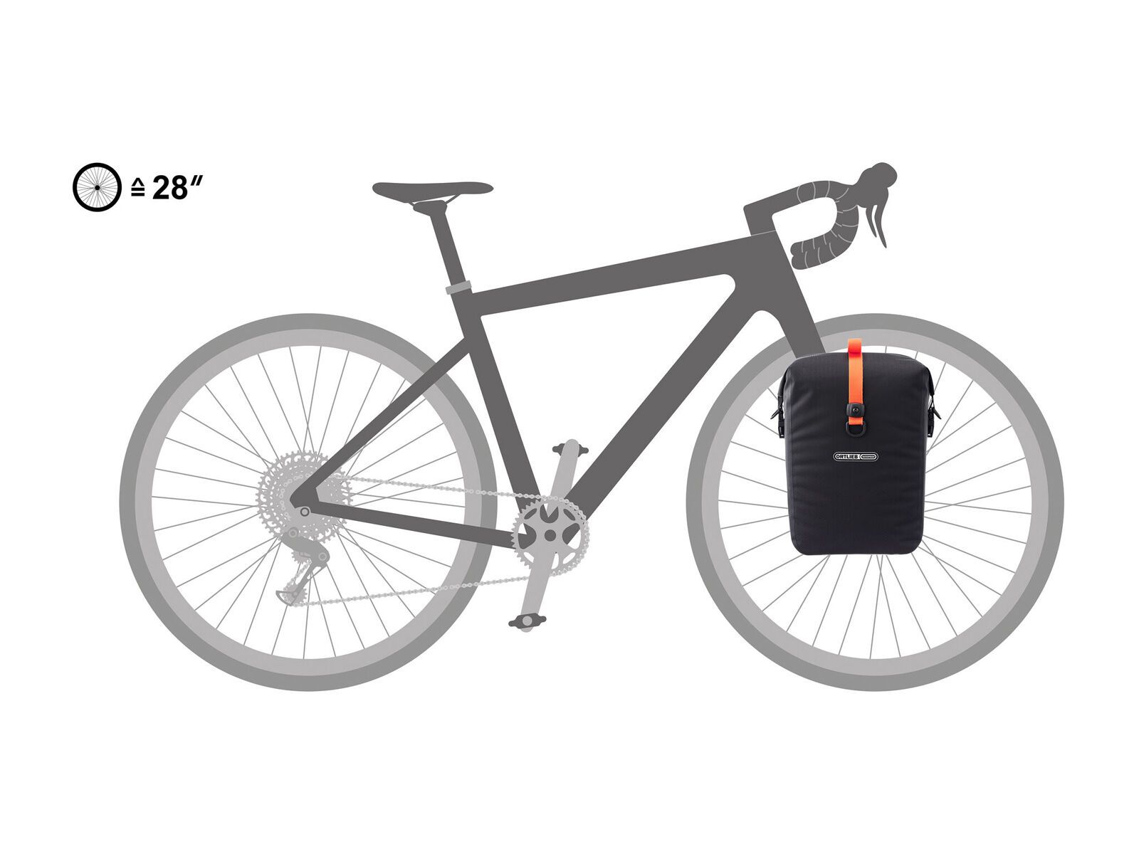 ORTLIEB Gravel-Pack Single QL3.1, black matt - Bild 7