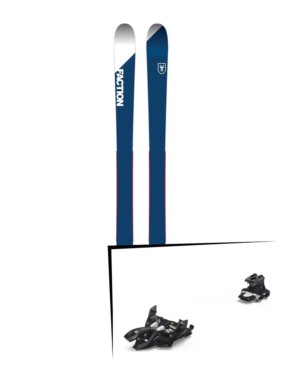 Set: Faction Candide 1.0 2018 + Marker Alpinist 9 black/titanium - Bild 1