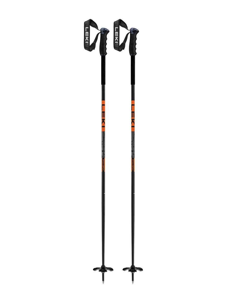 Leki Pitch Back, black/neonorange/dark anthracite - Bild 1