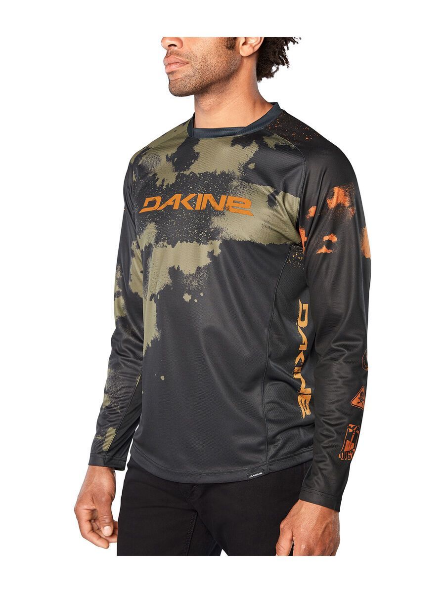 Dakine Thrillium L/S Jersey, dark olive - Bild 3
