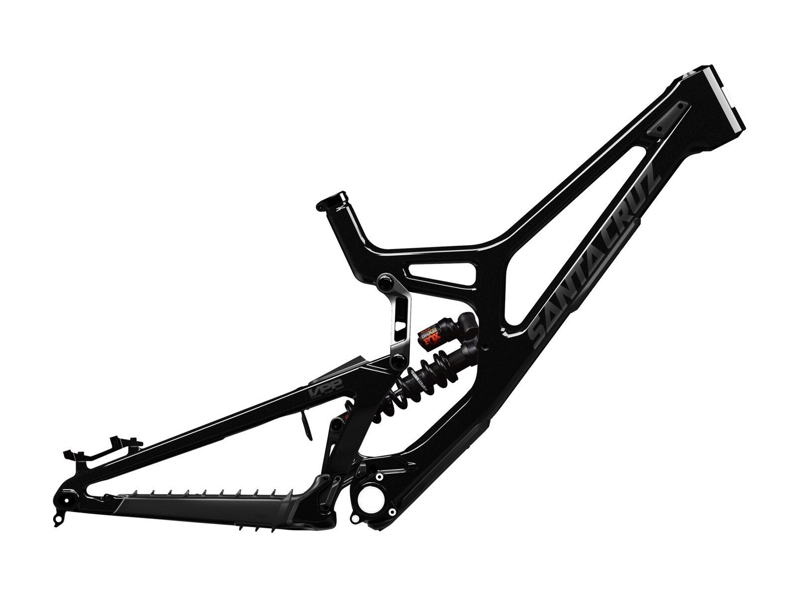 Santa Cruz V10 CC Frame / MX, gloss black sparkle - Bild 1