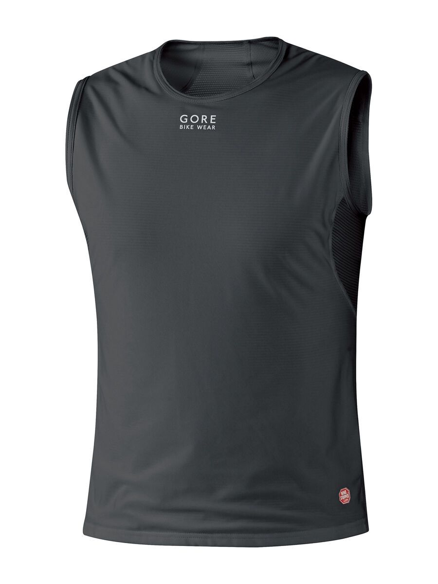 Gore Bike Wear Base Layer Windstopper Singlet, black - Bild 1
