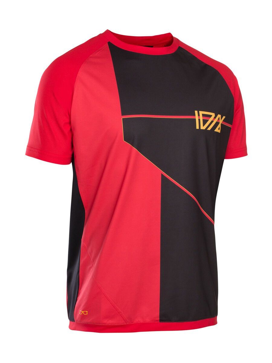 ION Tee SS Traze AMP Colorblock, rageous red - Bild 1