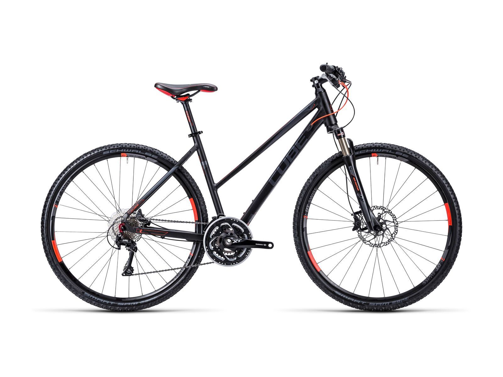 Cube Tonopah Pro Trapeze, black anodized flashred - Bild 1