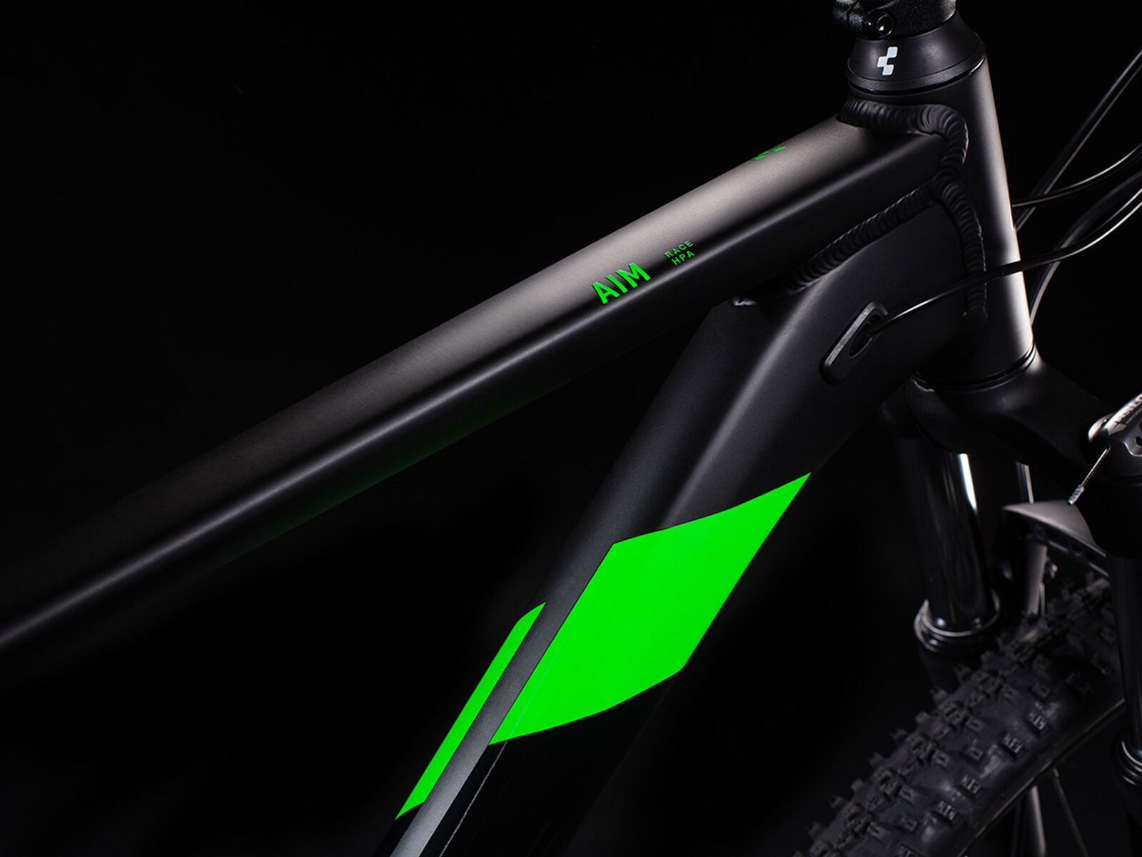 Cube Aim Race 27.5, black´n´flashgreen - Bild 4