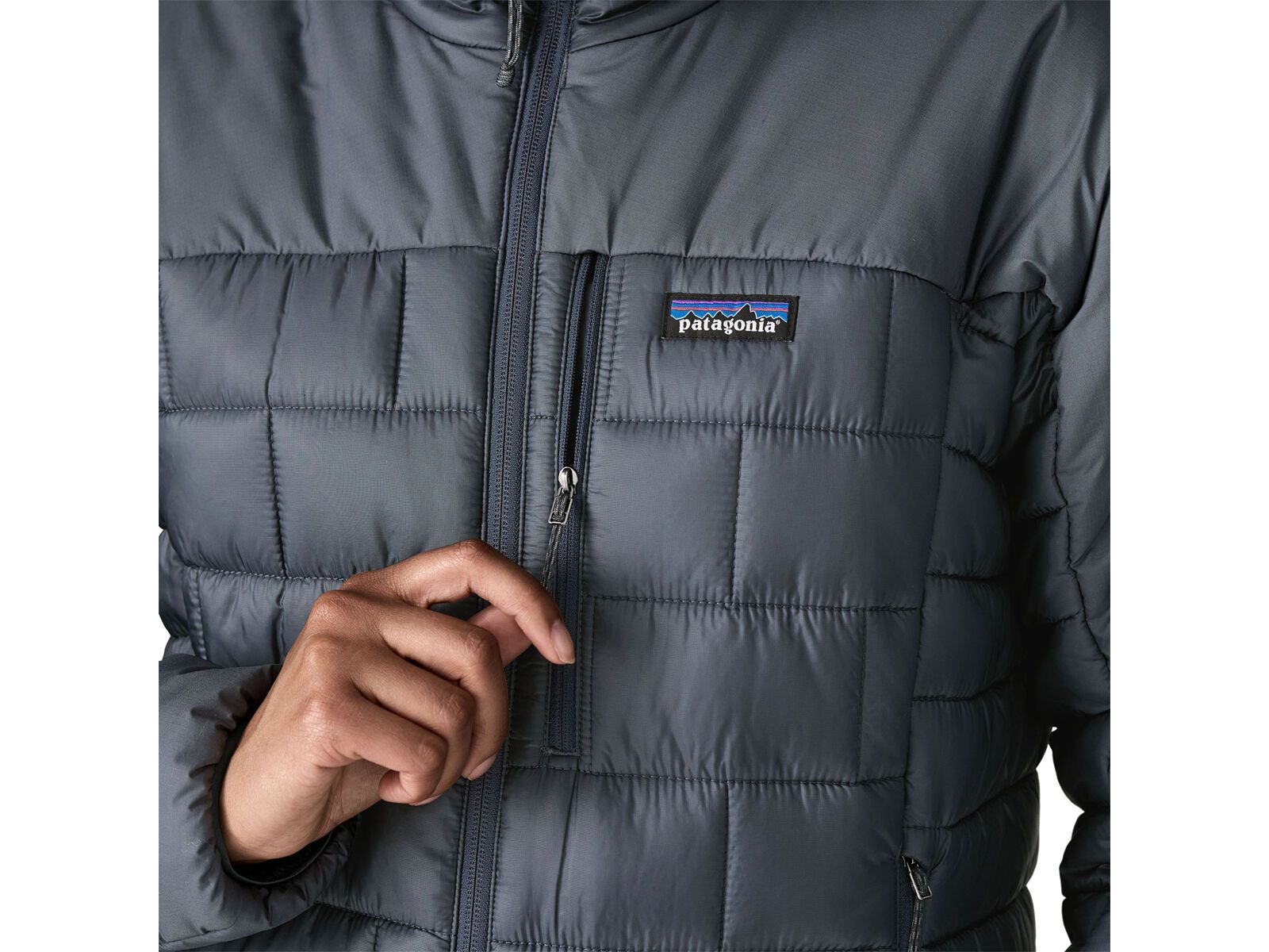 Patagonia Women's Hi-Loft Nano Puff Hoody, smolder blue - Bild 10