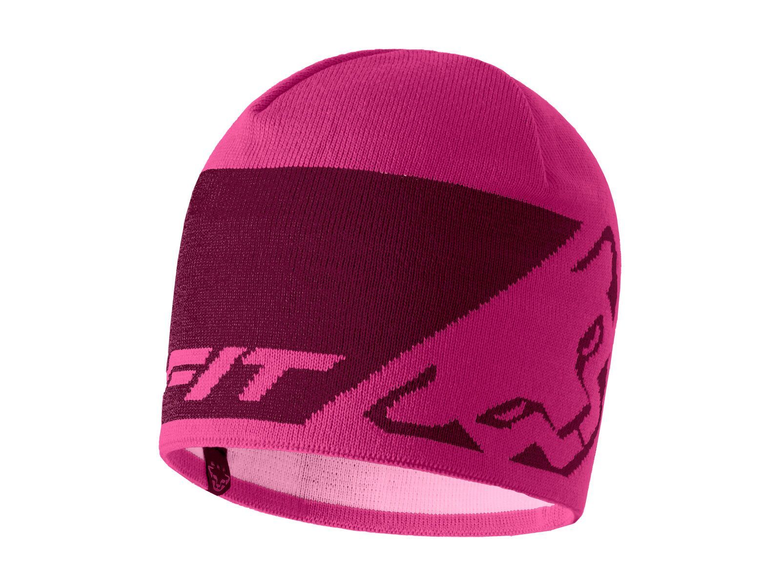 Dynafit Leopard Logo Beanie, flamingo - Bild 1