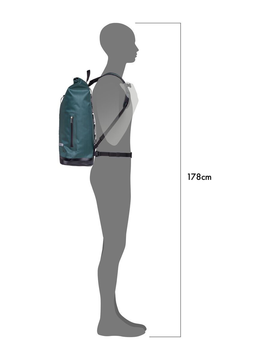 ORTLIEB Commuter-Daypack 21 L, petrol - Bild 7