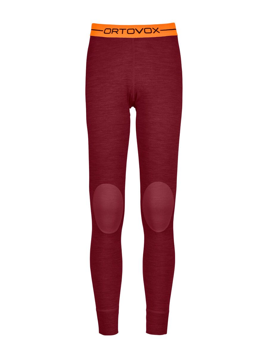 Ortovox 185 Merino Rock'n'Wool Long Pants W, dark blood blend - Bild 1