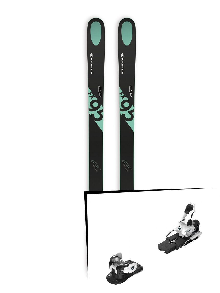 Set: Kästle FX95 HP 2019 + Salomon Warden MNC 13 white/black - Bild 1