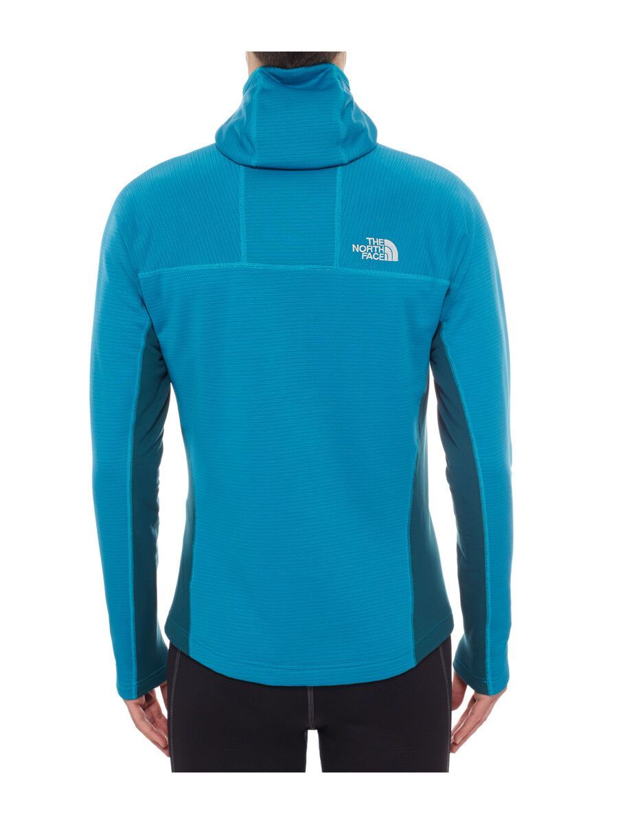 The North Face Mens Super Flux Hoodie Jacket, enamel blue/depth green - Bild 3