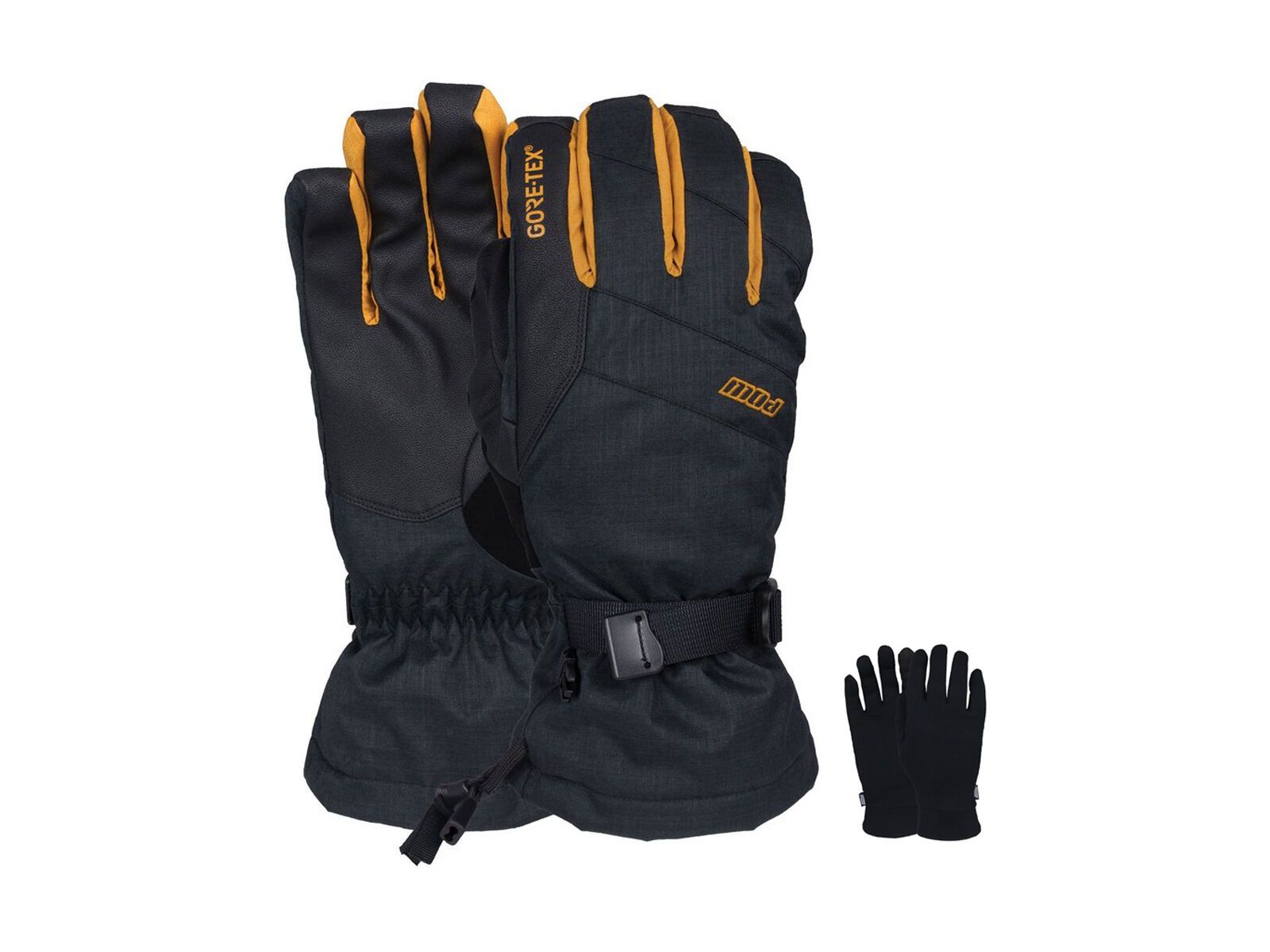 POW Gloves Warner Gore-Tex Long Glove + Merino Liner, tobacco - Bild 1