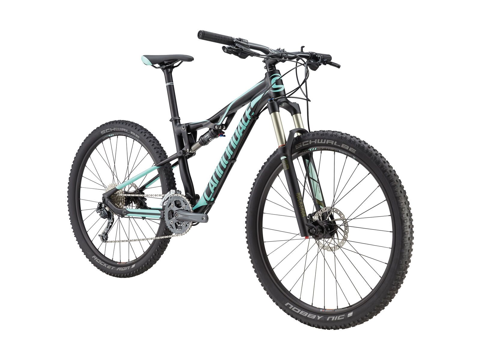 Cannondale Habit Women's 2, jet black w/ linen, tree frog, matte - Bild 2